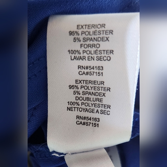 Jessica Simpson Royal Blue Silver Chain Collar Mini Dress - Picture 6 of 6